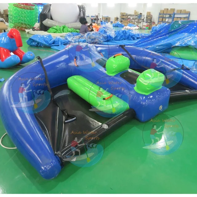 Inflatable mantaray Towable Flying Tubes Inflatable Banas Boats For Water Play Equipment