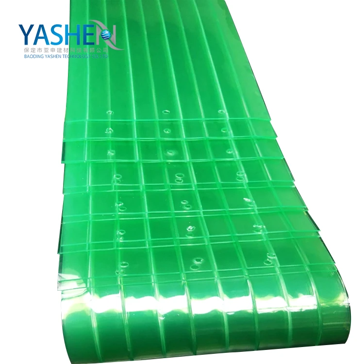 China Factory Price Embossed Green Color Plastic PVC Sheet /PVC film for Christmas tree,Artificial Grass Fence
