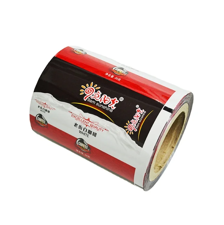 Customized Plastic Pe Pet Laminated Film  Candy Potato Chips Packaging Film Roll Plastic Aluminum Roll Film