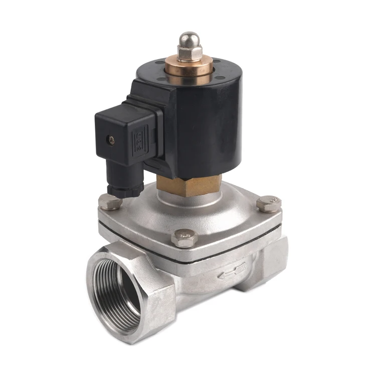 Ningbo Hot Sale 2/2 Way Water Oil Gas Solenoid Valve, Stainless Steel, High Reliability