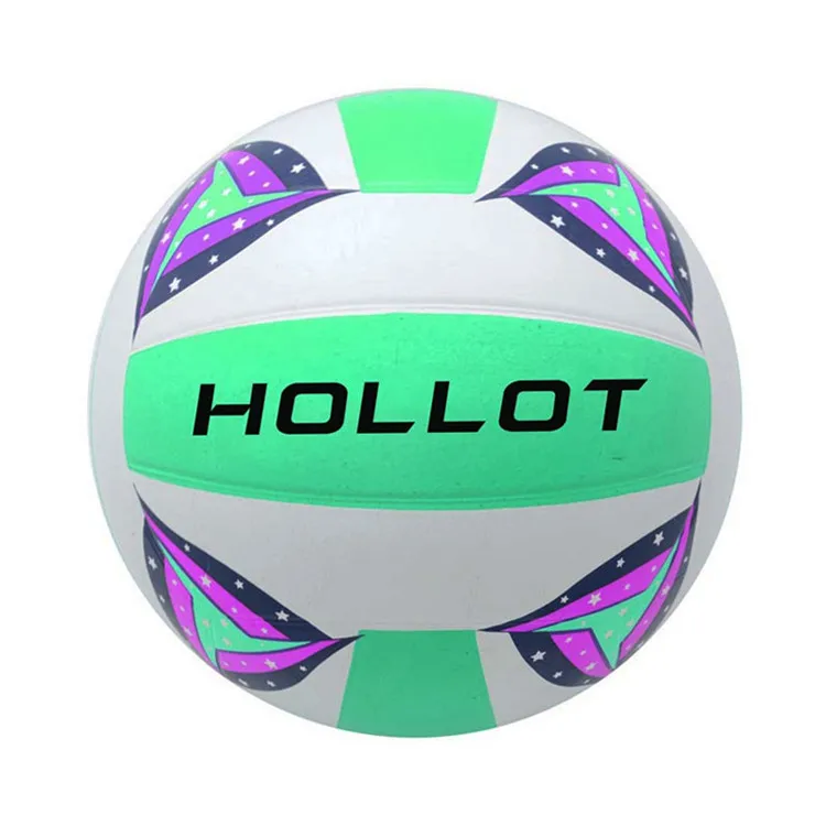 New Arrival Custom Design Durable Rubber Game Inflatable Standard Size Colorful Beach Volleyball Ball