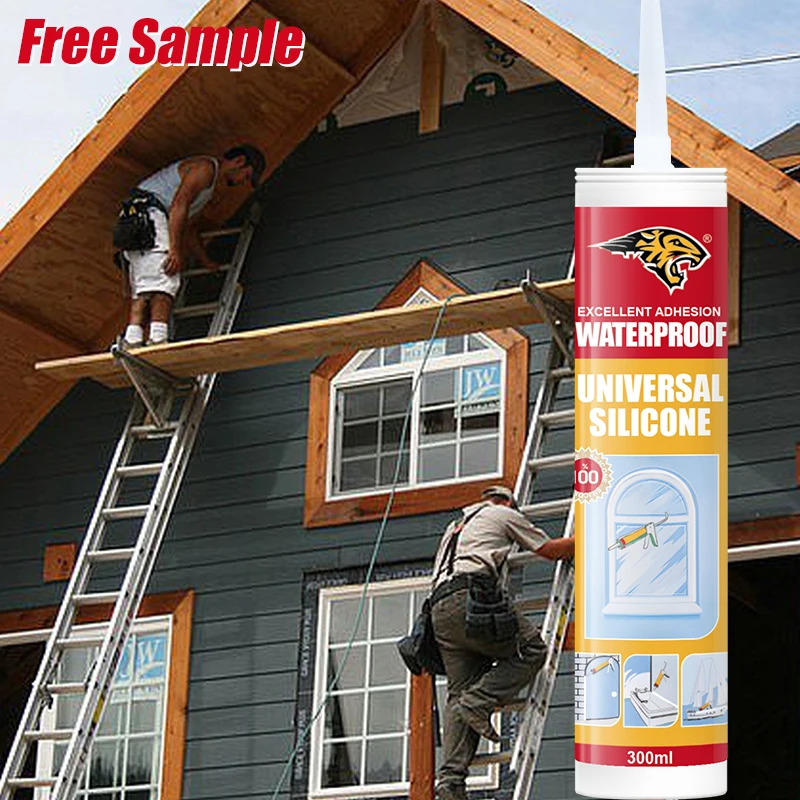 high quality neutral silicon window caulking glass clear waterproof silicone sealant for doors windows