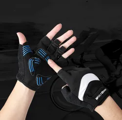 Hot sell Amazon silicone non-slip breathable mountaineering fitness half-finger gloves for outdoor sports