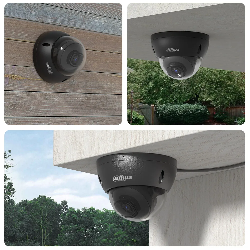 Dahua Full Color Night Vision 8mp 4k 4mp Face Detection Face Recognition Dome Bullet Ip Network Camera Outdoor With P2P Audio