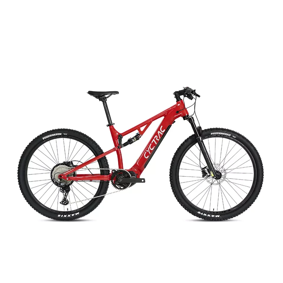 EM6 Ebike 48V 500W Bafang Mid Drive Full Suspension Mountain Bike Electric Bikes Electric Mountain Bike MTB