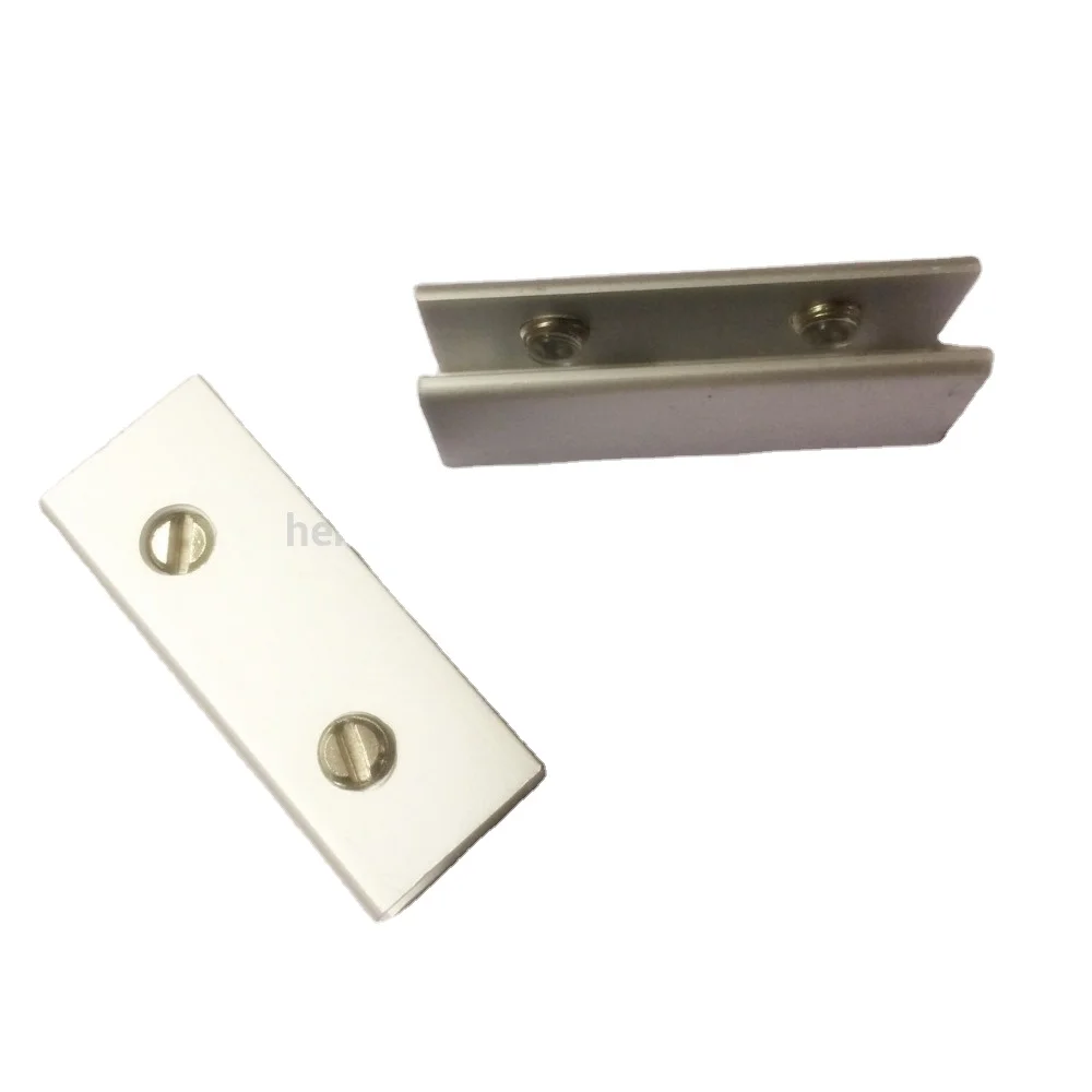 Aluminum alloy Rectangular glass clamp,glass shelf brackets,glass holder