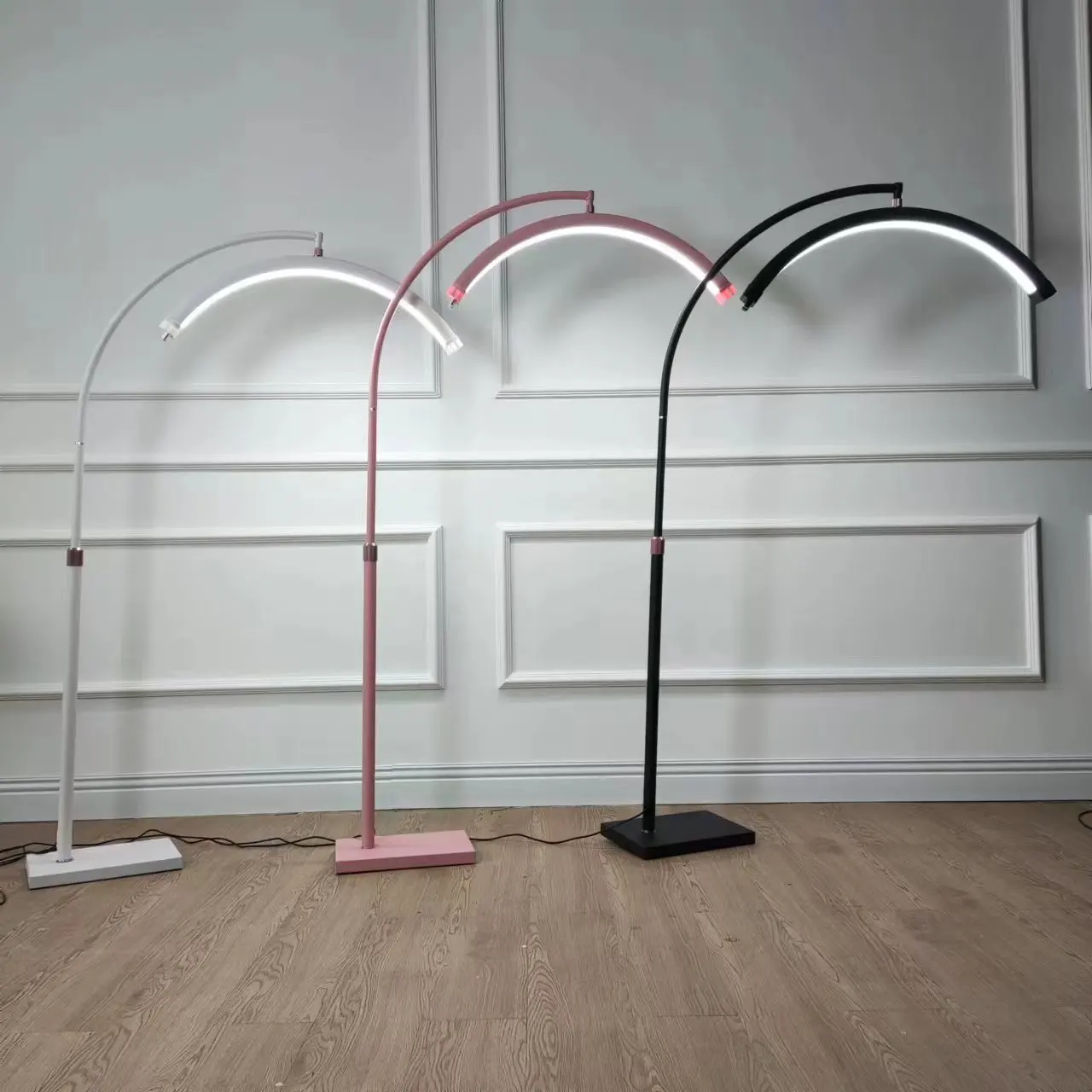 Half moon lamp pattern embroidery lamp  F type eyelash tattoo eyebrow beauty salon lamp
