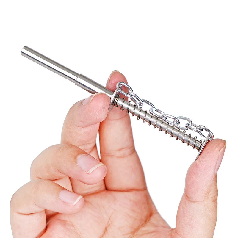 Beekeeping tool Bee pollinator stick Pollen Grip Stainless Steel Spring Presses Bee Pollen Aspirator Collector