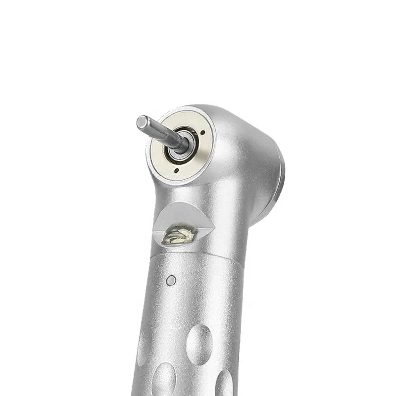 SJ Dent LED Handpiece Integrate E-generator 2 Hole High Speed Ceramic Bearing Torque Head Push Button 3 Water Spray Autoclavable