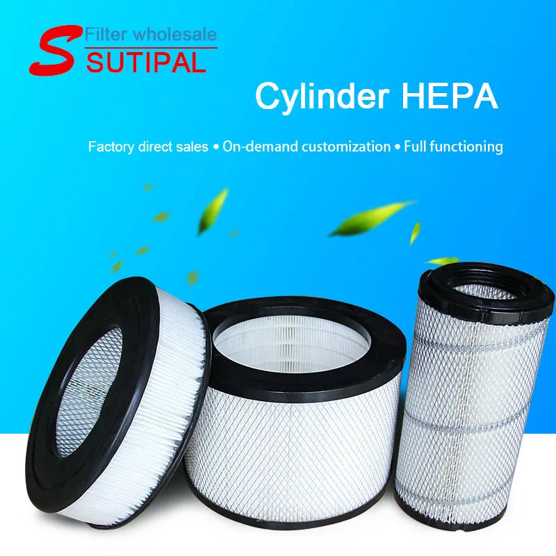Sutipal guangdong ambition supplies wholesale  round roll activated H13 H14 carbon composite air purifier hepa filter filtros