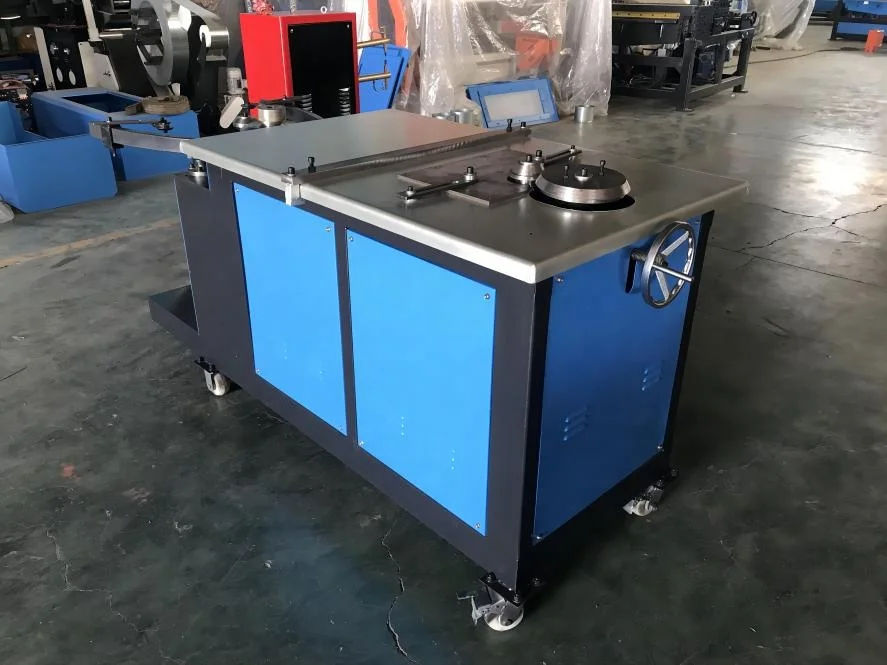 ventilation system electric galvanized steel elbow duct making machine