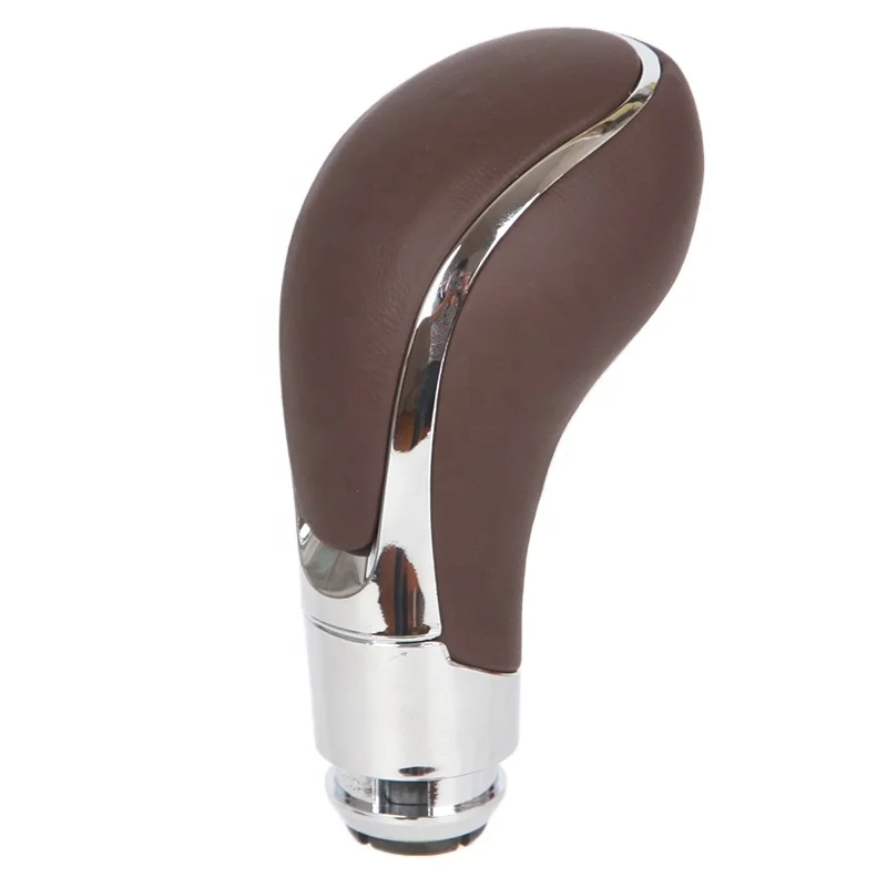 Manufacture hot selling car accessories Car gear shift knob leather brown automatic universal for Buick Regal OEM 24102792