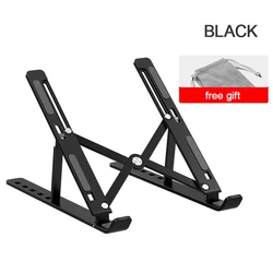 Laptop Stand Aluminum Alloy Metal Notebook Phone Support Tablet Base for Macbook iPad Pro Holder Adjustable Bracket Laptop Stand