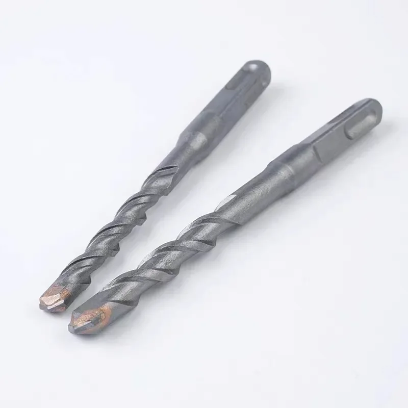 Manufacturer 17pcs Electric Hammer Drill Point Chisel Flat Chisel Aluminum Box Set Sds Impact Drill Wall Hole Drilling