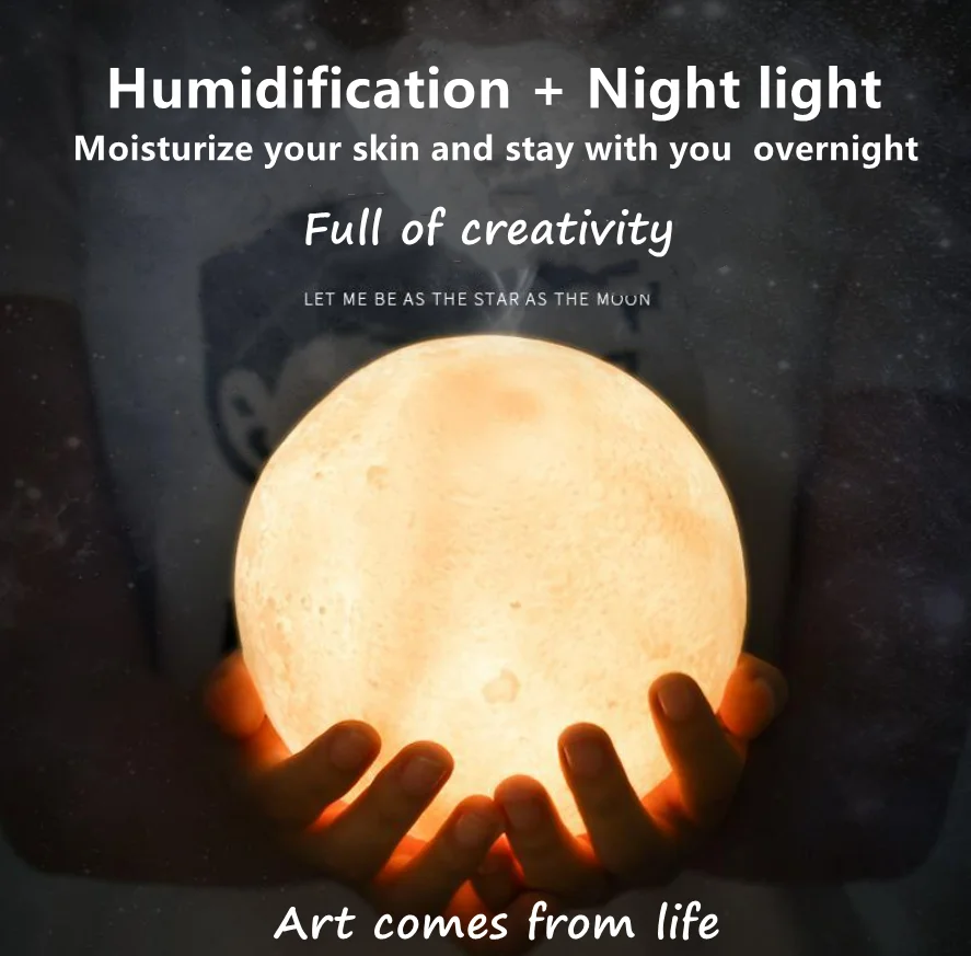 Air Personal Space Ultrasonic Spray Mist Usb Room Home Mini Portable H2o Humidifier