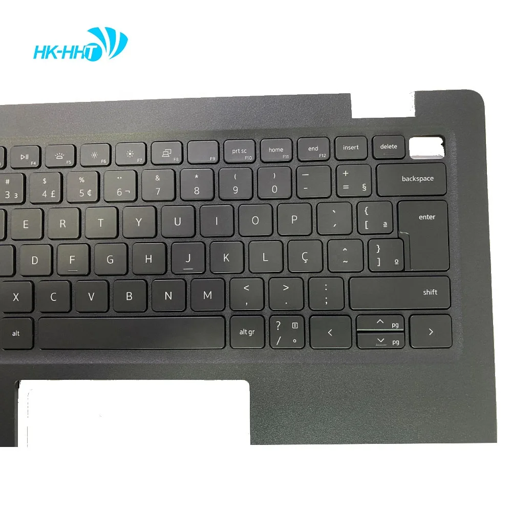 HK-HHT Laptop palmrest with Brazilian keyboard assembly for Dell Latitude E3420 3420 04PX9K 0N1YGD series