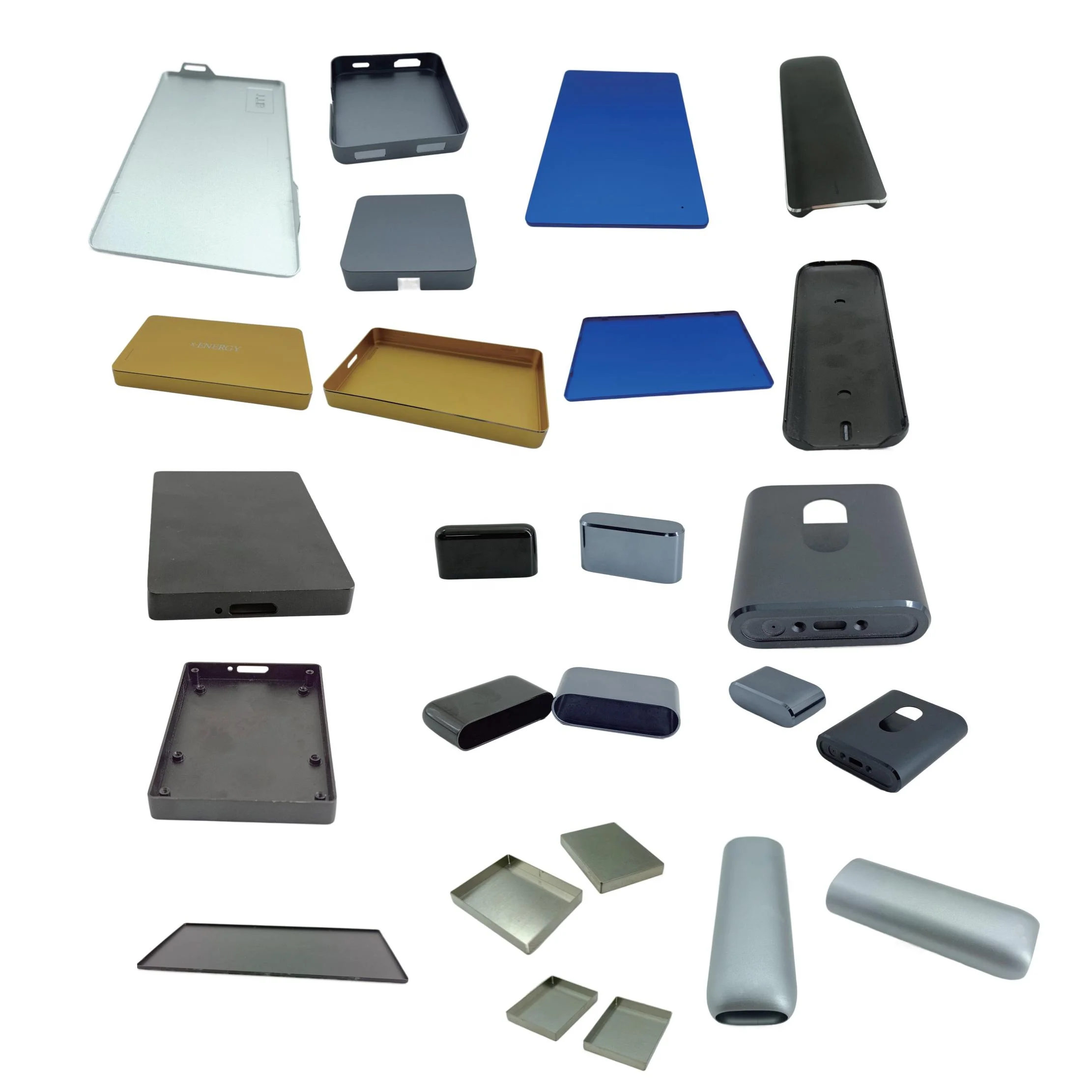 custom deep drawing stamping aluminum power bank cover enclosure stamping machining parts