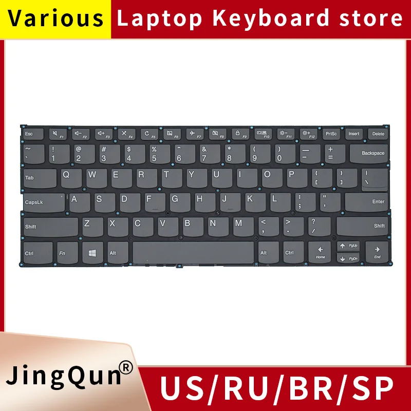 530-14 US Keyboard For Lenovo Yoga 730-13IKB 730-13IWL 730-15IKB 730-15IWL 530-14ikb Flex 6-14ARR 6-14IKB C340-14 14API Laptop