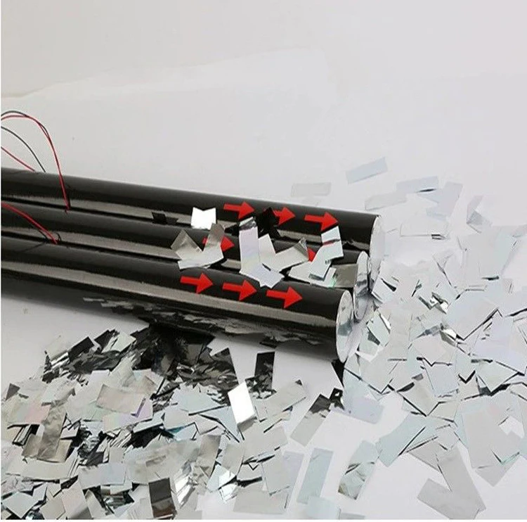 Factory customized reuse party poppers gun remote control electric confetti cannon machine