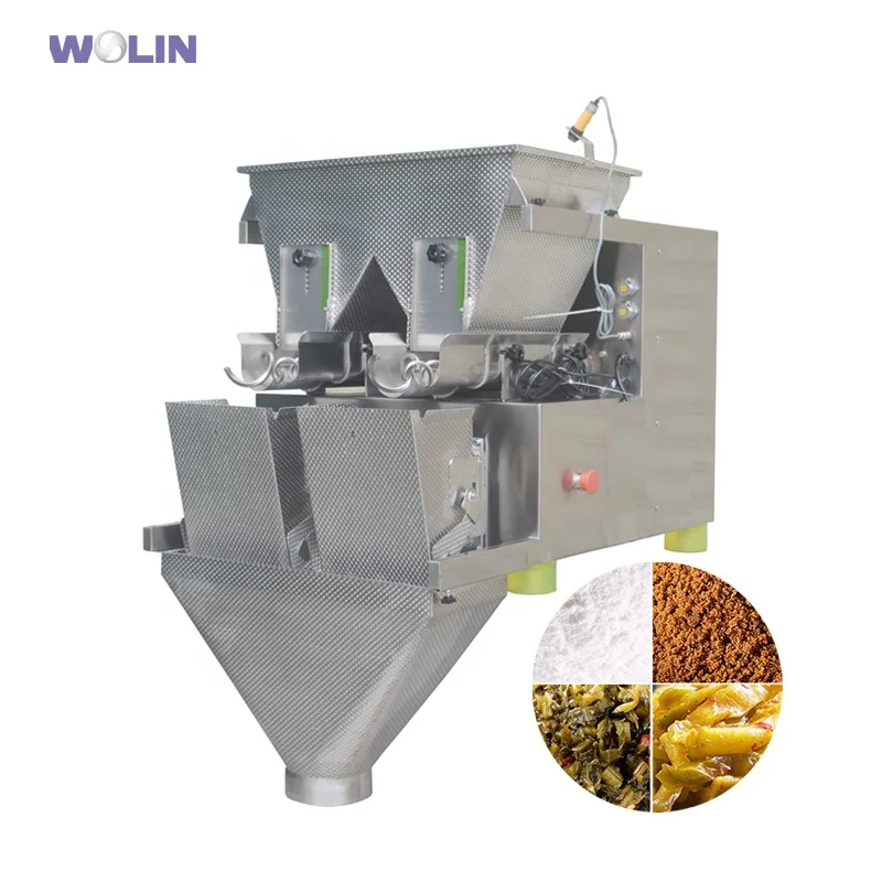 Food machinery screw feeder linear filling machine for greasy and sticky products kimchi fermented vegetable