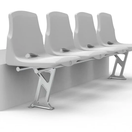 2023 Newest seats FLOW  JY-S102 plastic chair use in grandstand bleacher bucket stadium seat