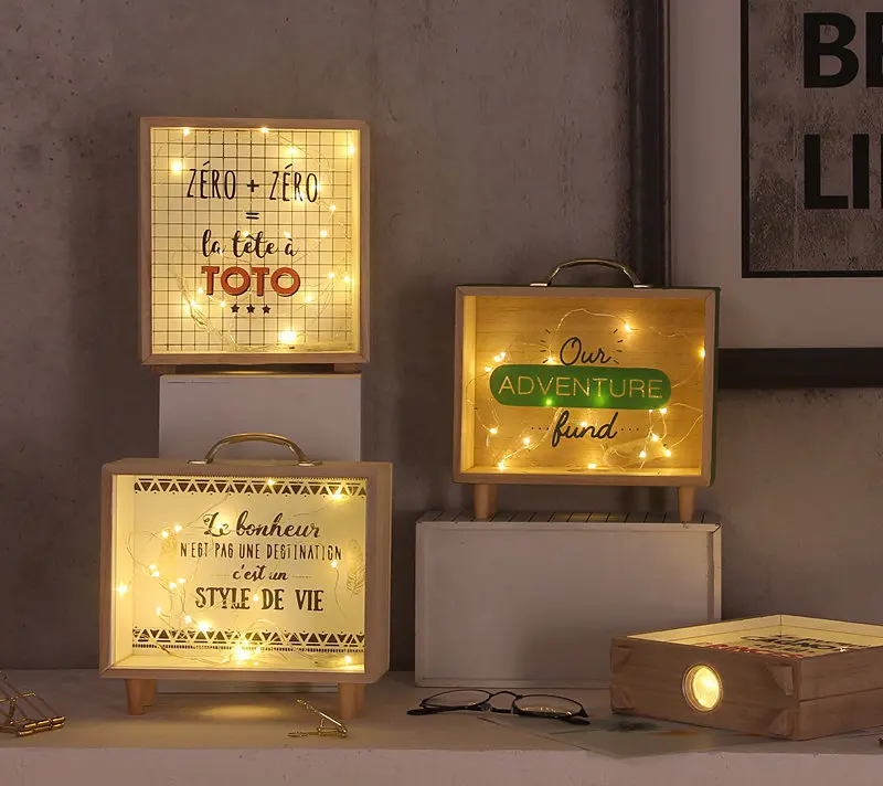 Свадебный медовый месяц денежный ящик копилка для монет прозрачная деревянная взрослых путешествий отпуска подарки детей