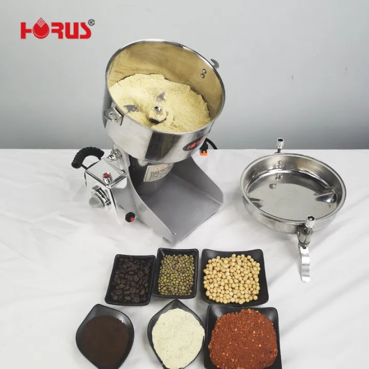 HORUS Professional 270 degree swing commercial electric flour grinder machine with 100% copper motor