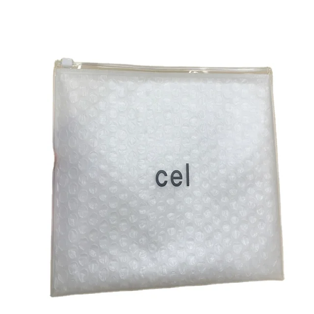 Frosted bubble ziplock bag bubble mailer bag padded bag with ziplock