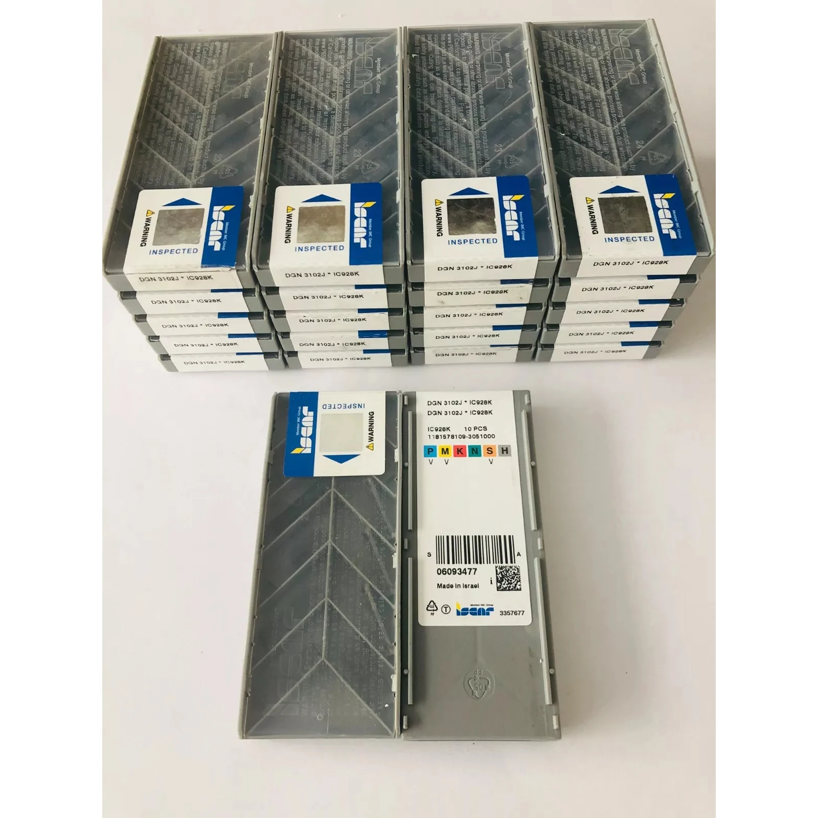 cnc precision part cutting tools solid carbide lathe cutting tool original lathe blade TAGN2C IC830 ISCAR carbide insert