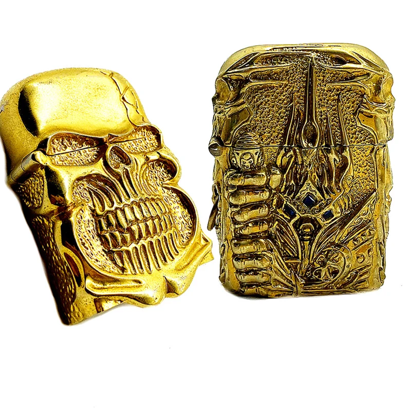 custom luxury gold lighter case holder high cost performance cigarette torch lighter case custom lighters sleeve