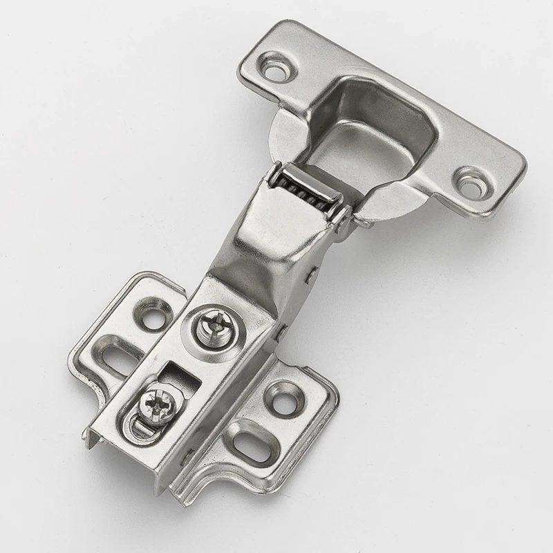 Mini Hidden Hinge Short Arm Slide on Hinge Adjust Kitchen Door Hinge Furniture Hydraulic Bisagras Para