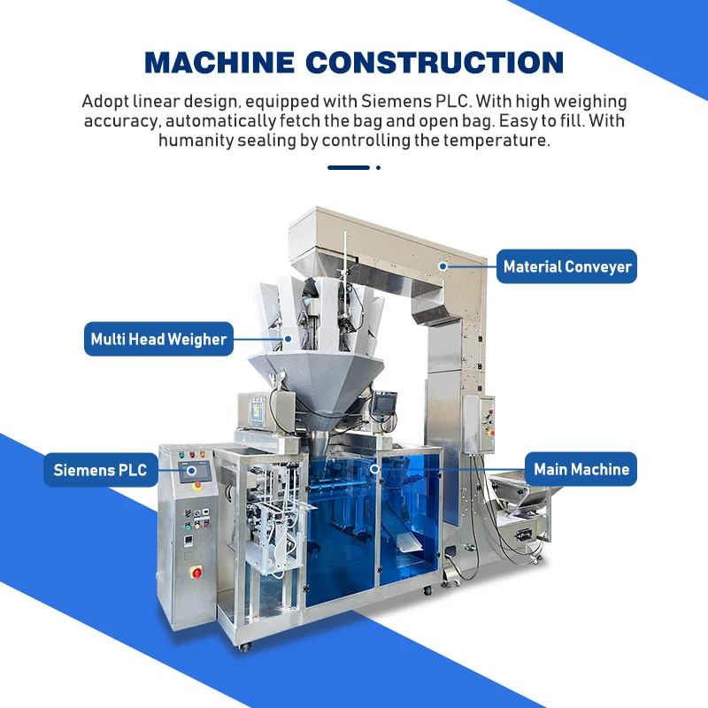 Dried Blueberry Machine Coconut Chips Broad Bean Machinery For Packaging