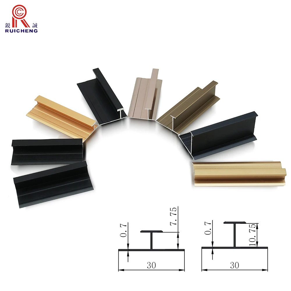 Aluminum Divider Trim For Wall Aluminum Transition Profile Edge Trim