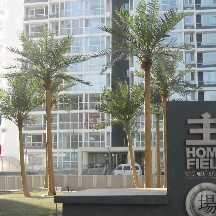songtao wholesale artificial plant date palm tree Outdoor Plastic Leaves Coconut Trees Giant Artificial Palm Tree