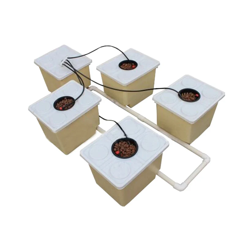 New agricultural vegetables fruit square plastic black hydroponic dutch bucket