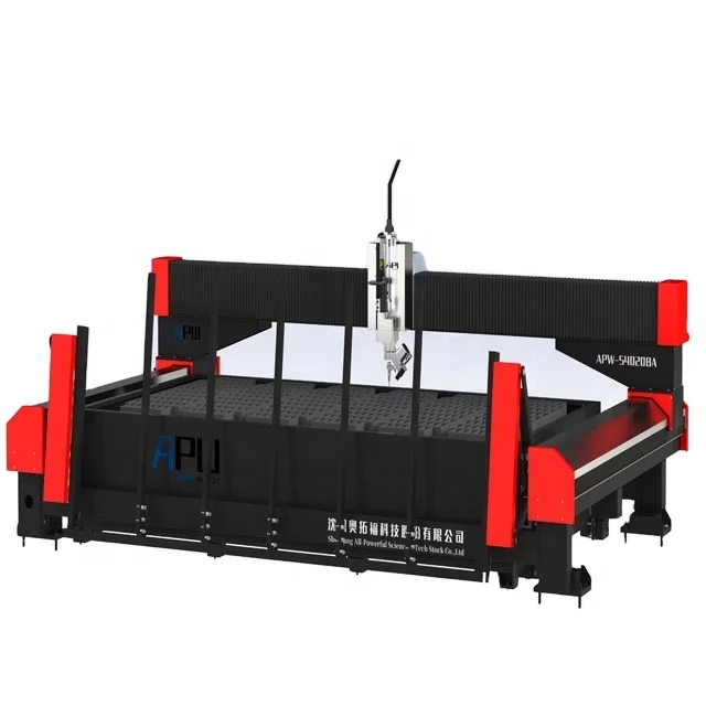 APW 5-Axis CNC Waterjet Marble Cutting Machine High-Performance Stone Machinery