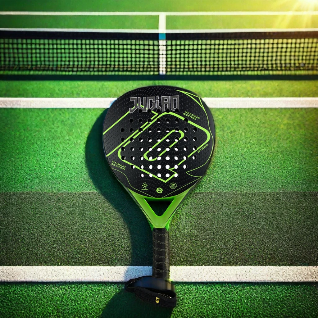 JUCIAO Top Ranked Quality OEM Factory Directly Custom 3D Matte Brand Carbon Fiber Padel Racket Tennis Racquet