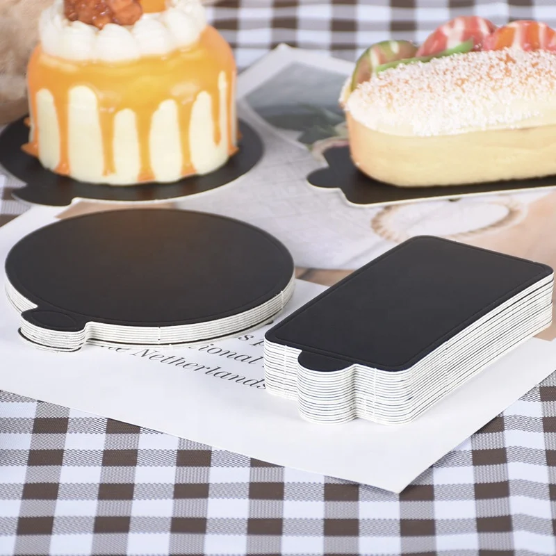 100pcs Round Mousse Cake Boards Paper Cupcake Dessert Displays Tray Wedding Birthday Cake Pastry Decorative Tools Kit
