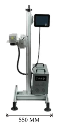 laser printing 20w metal label flying engraving machine ss bottles printing bottle laser printer