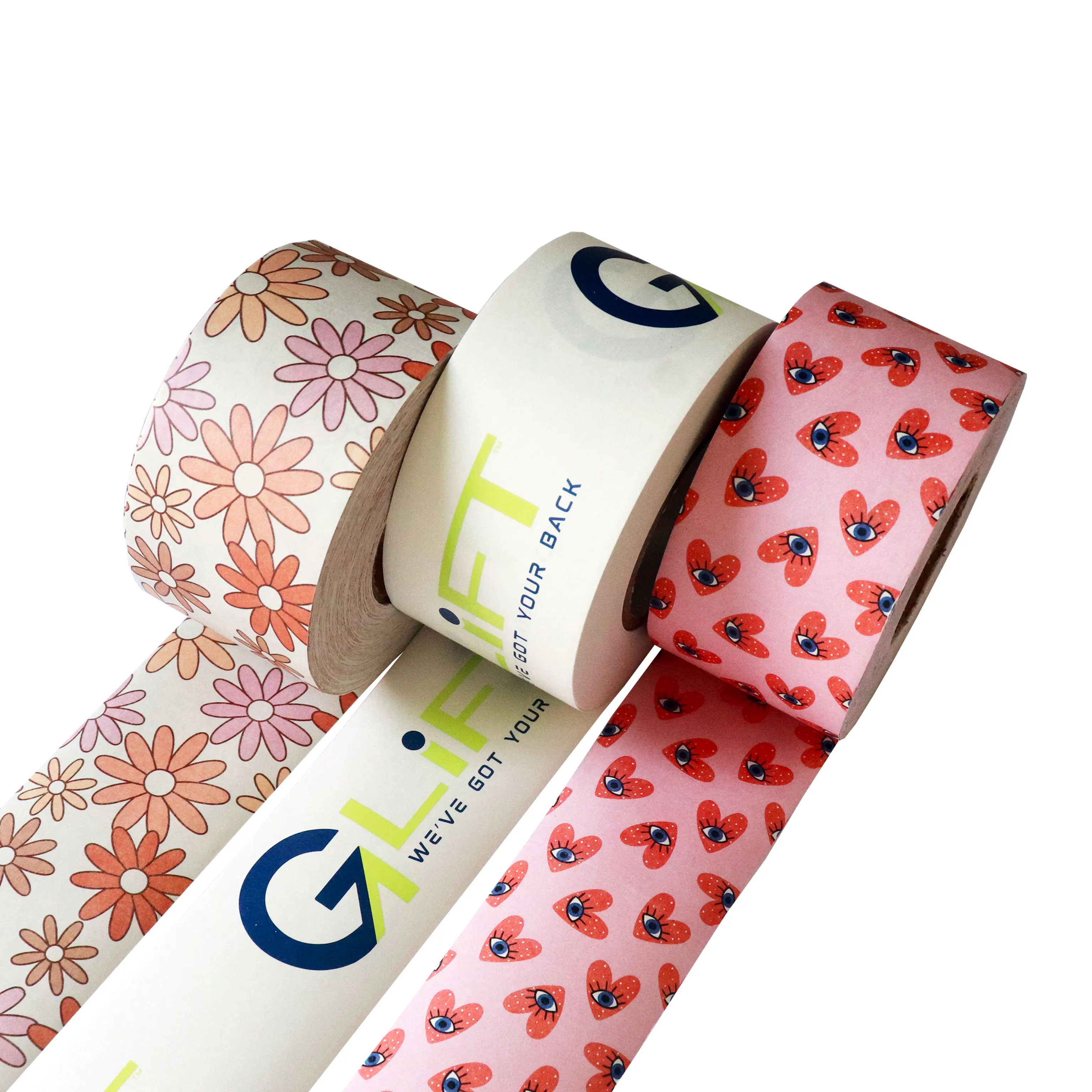 Custom Printed Logo Brand Self Adhesive Gummed Packaging Kraft Paper Tape