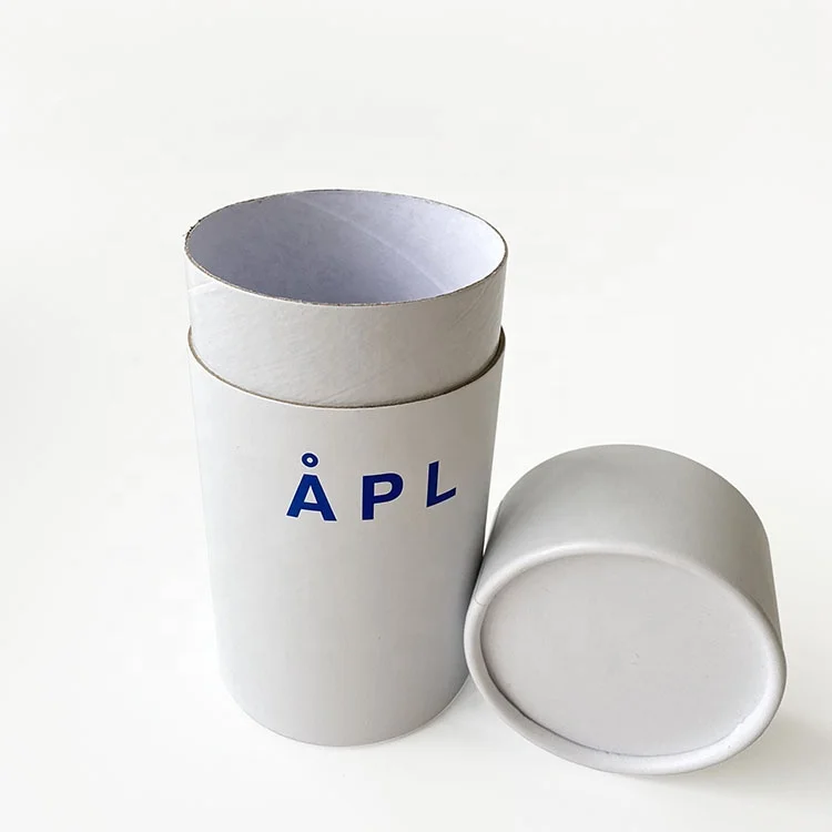  Custom Food Grade Tea Candle Brown Kraft Paper Round Cylinder Cardboard Packaging Tubes Box для
