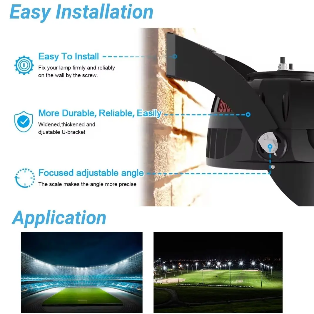 300w 400w 500w 600W Football Soccer Stadium Sports Field LED Flood Light IP65 waterproof