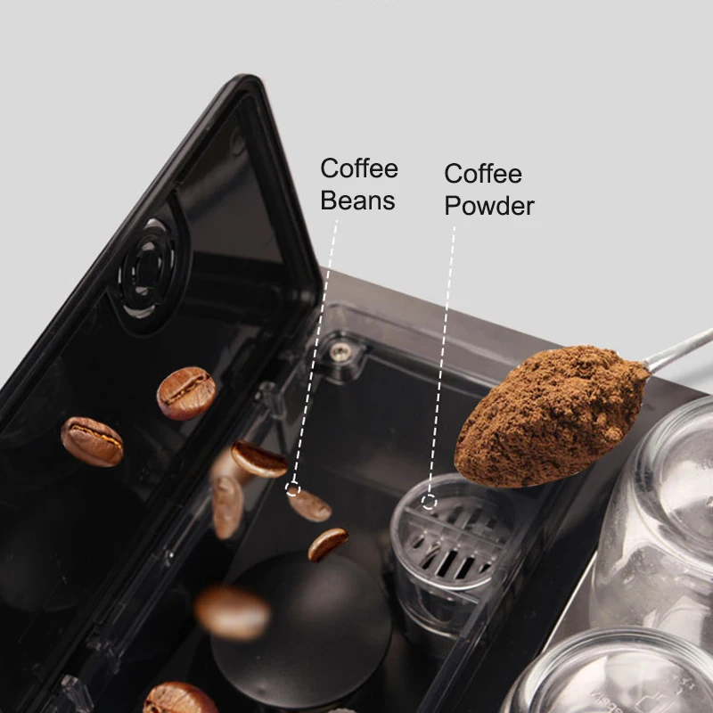 OUGUANXUAN Commercial Professional 10 Cups 2L Coffee Machine Brista Expresso Coffee Machine