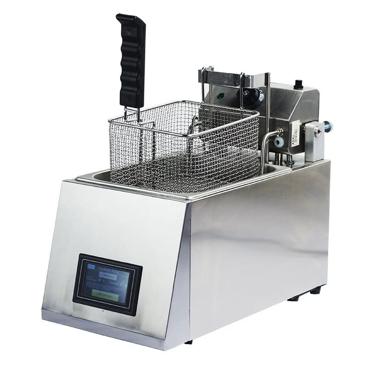 
Automatic lifting electric frying pan Commercial Temperature Control deep fryer for KFC Hotel Fast food Restaurant Snack Bar 