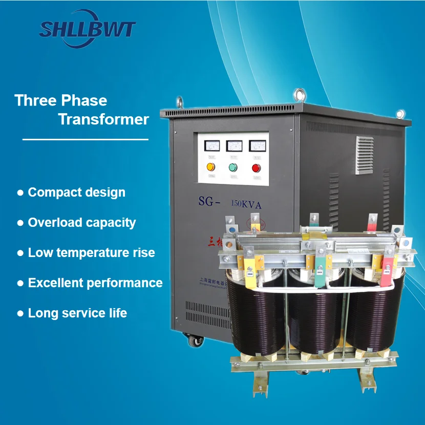50KVA три фазы понижение трансформатор 3 фазы 380 вход 220 Выход для токарного станка с ЧПУ