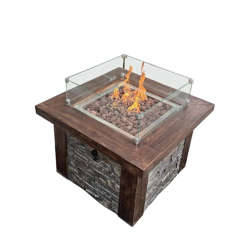 Modern Art Design Garden Furniture Propane Fire Table Patio Heater Machine