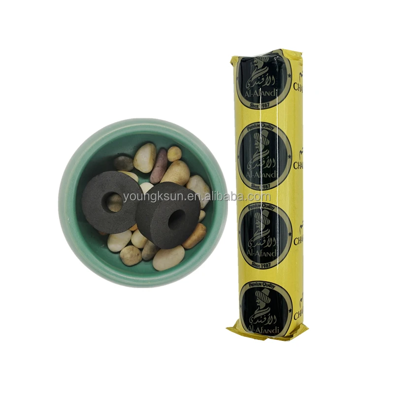 YKS low ash 35mm polo shisha fruit wood charcoal hookah coal smoking tobacco