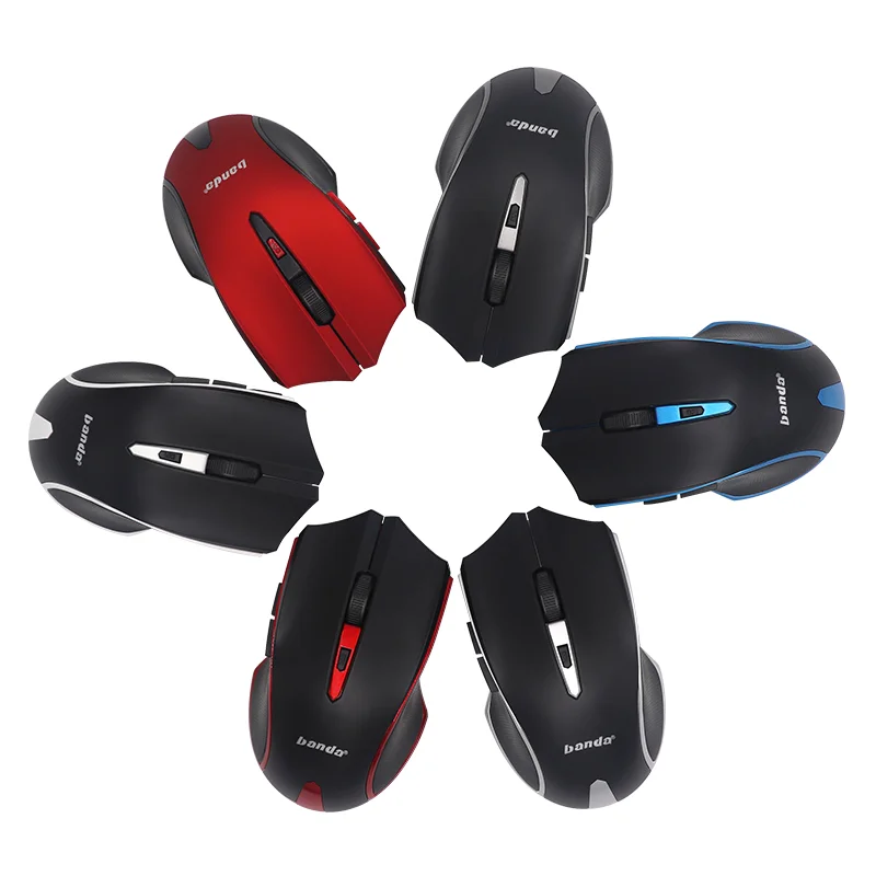 Wholesale Wireless Optical Wireless Computer Mouse 2.4G 6D Laptop USB Mouse Desktop Mice