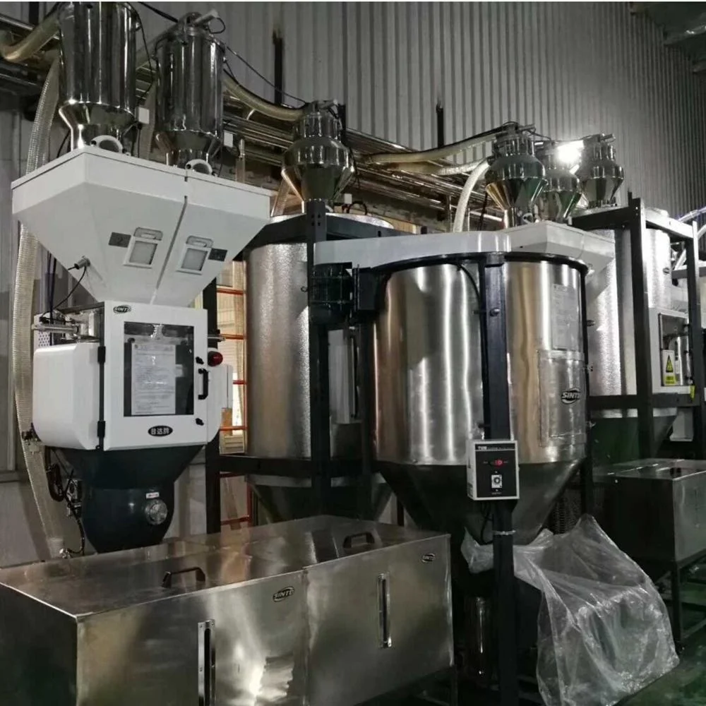  Гравиметрический блендер и миксер PLC для Пластиковой