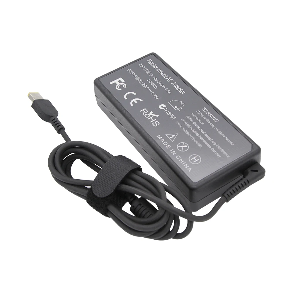 20V 6.75A 135W USB Laptop Charger AC Adapter For Lenovo YOGA720-15 T540p T440p Y50-70 G5005 Y520 Y7000 Y700-14 W550 Charger